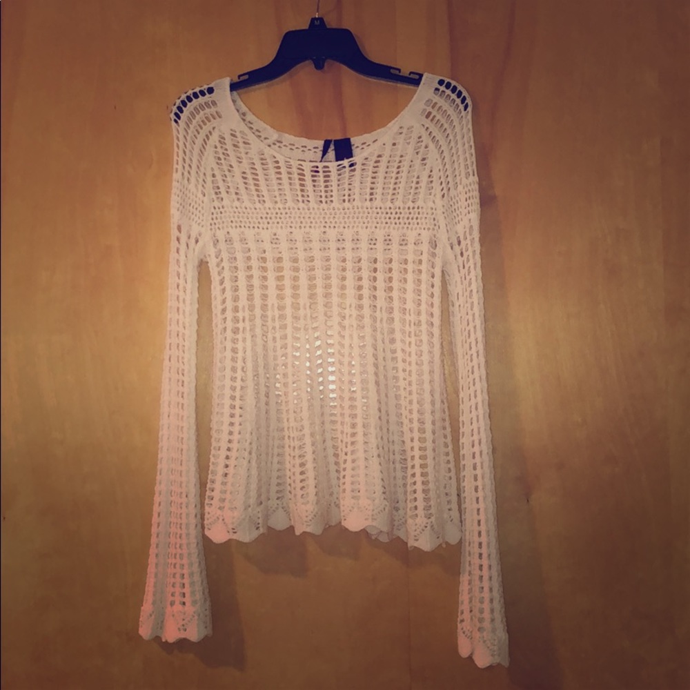 Heart n Crush White Sweater